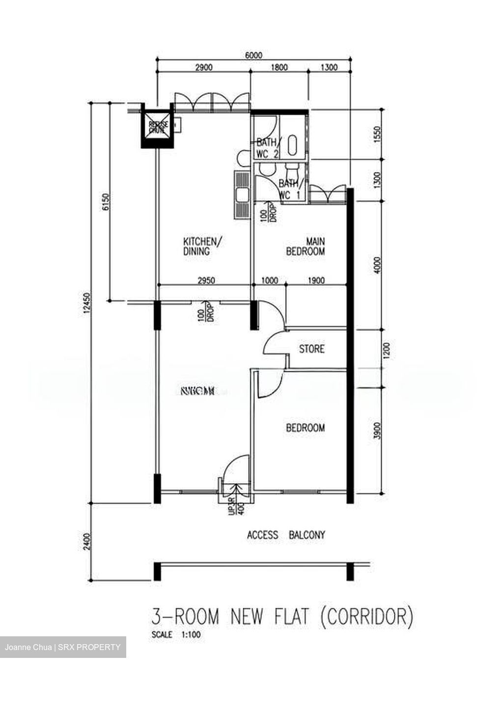 Blk 339 Clementi Avenue 5 (Clementi), HDB 3 Rooms #602884701